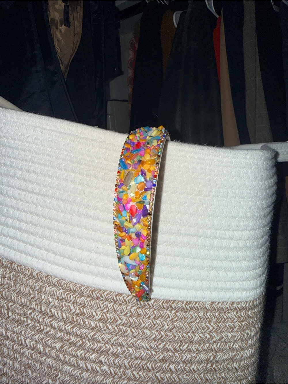 Handmade Multicolor Beaded Headband - Women Accessories